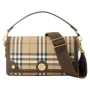 Burberry Laeder handvskor Brown, Dam