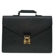 Louis Vuitton Vintage Pre-owned Laeder portfljer Black, Dam