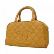 Chanel Vintage Pre-owned Laeder chanel-vskor Beige, Dam