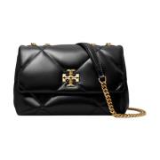 Tory Burch Liten Kira Quiltad Axelväska Black, Dam