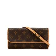 Louis Vuitton Vintage Pre-owned Tyg louis-vuitton-vskor Brown, Dam