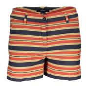 Gant Multifärgade Damshorts med 4 Fickor Multicolor, Dam