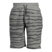 Cavalli Class Sportiga Bermuda Shorts Grå Herr Gray, Herr