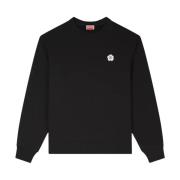 Kenzo Svart Boke Flower 2.0 Broderad Sweatshirt Black, Herr