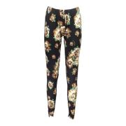 Cavalli Class Damleggings med Midjetryck Black, Dam