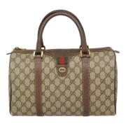 Gucci Vintage Pre-owned Laeder resvskor Beige, Dam