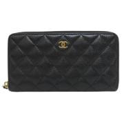 Chanel Vintage Pre-owned Laeder plnbcker Black, Dam