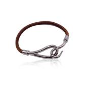 Hermès Vintage Pre-owned Laeder armband Brown, Dam