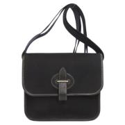 Hermès Vintage Pre-owned Canvas crossbodyvskor Black, Dam