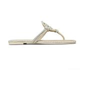 Tory Burch Stiliga Flip Flops för Kvinnor Gray, Dam