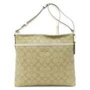 Coach Pre-owned Pre-owned Plast axelremsvskor Beige, Dam