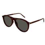 Saint Laurent Snygg Läder Axelväska Black, Unisex