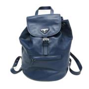 Prada Vintage Pre-owned Laeder prada-vskor Blue, Dam