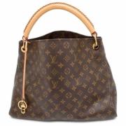 Louis Vuitton Vintage Pre-owned Canvas handvskor Brown, Dam