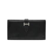 Hermès Vintage Pre-owned Laeder plnbcker Black, Dam