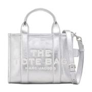 Marc Jacobs Silver Liten Tote Väska Gray, Dam