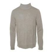 Drykorn Turtle Neck Stickad Tröja Beige, Herr