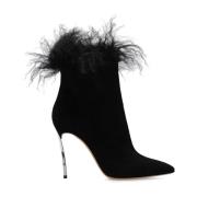 Casadei ‘Blade’ klackade ankelboots Black, Dam