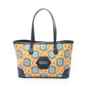 Gucci Vintage Pre-owned Canvas gucci-vskor Blue, Dam