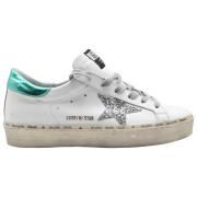 Golden Goose Vit Silver Akvamarin Sneakers White, Dam