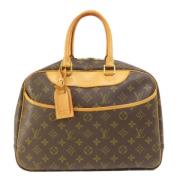 Louis Vuitton Vintage Pre-owned Canvas handvskor Brown, Dam