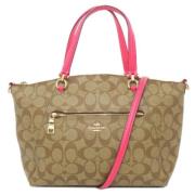 Coach Pre-owned Pre-owned Plast handvskor Beige, Dam