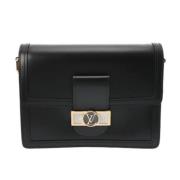 Louis Vuitton Vintage Pre-owned Laeder axelremsvskor Black, Dam