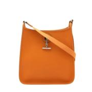 Hermès Vintage Pre-owned Laeder crossbodyvskor Orange, Dam