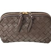 Bottega Veneta Vintage Pre-owned Laeder necessrer Brown, Dam