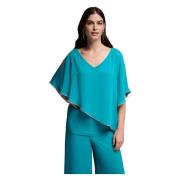 Joseph Ribkoff 223738S Blusar - Stiliga och Trendiga Blue, Dam