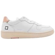 D.a.t.e. Vit Rosa Court Sneakers White, Dam