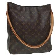 Louis Vuitton Vintage Pre-owned Canvas louis-vuitton-vskor Brown, Dam