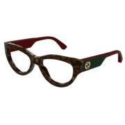 Gucci Stilfull Glasögonbåge Gg1665O-006 Brown, Unisex