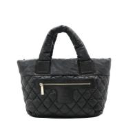 Chanel Vintage Pre-owned Tyg chanel-vskor Black, Dam