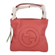 Gucci Vintage Pre-owned Laeder shoppers Pink, Dam