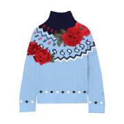 MC2 Saint Barth Stiliga Sweaters Kollektion Blue, Dam