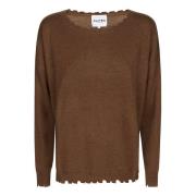 Kujten Modern Fräsch T-shirt Brown, Dam