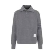 Thom Browne Stilren hög hals topp Gray, Herr