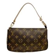 Louis Vuitton Vintage Pre-owned Canvas kuvertvskor Brown, Dam