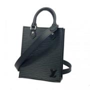 Louis Vuitton Vintage Pre-owned Tyg louis-vuitton-vskor Black, Dam