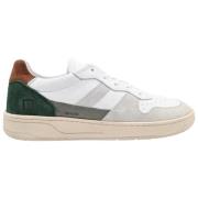 D.a.t.e. Vit-Trä Court 2.0 Sneakers Multicolor, Herr