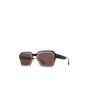 Mykita Retro Runda Solglasögon Lennon Stil Black, Unisex