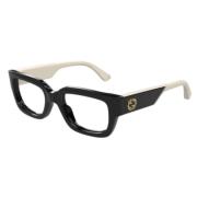 Gucci Stiliga solglasögon för mode medvetet utseende Black, Unisex