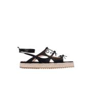 Scarosso Sweet Lace Sandaler Black, Dam