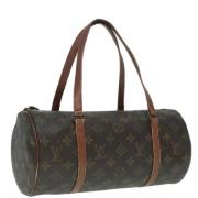 Louis Vuitton Vintage Pre-owned Canvas handvskor Brown, Dam