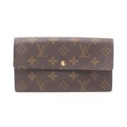 Louis Vuitton Vintage Pre-owned Laeder plnbcker Brown, Dam