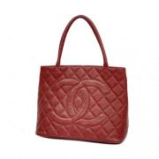 Chanel Vintage Pre-owned Laeder chanel-vskor Red, Dam