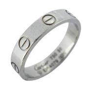 Cartier Vintage Pre-owned Silver ringar Gray, Dam