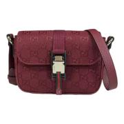 Gucci Vintage Pre-owned Canvas gucci-vskor Red, Herr