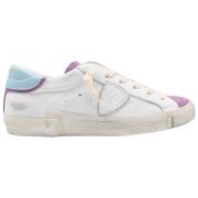 Philippe Model Vintage Mixage Låg Topp Sneakers White, Dam